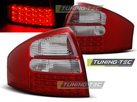 Stopuri - STOPURI AUDI A6 05.97-05.04 SEDAN ROSU ALB LED