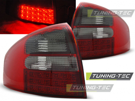 Stopuri - STOPURI AUDI A6 05.97-05.04 SEDAN ROSU FUMURIU LED