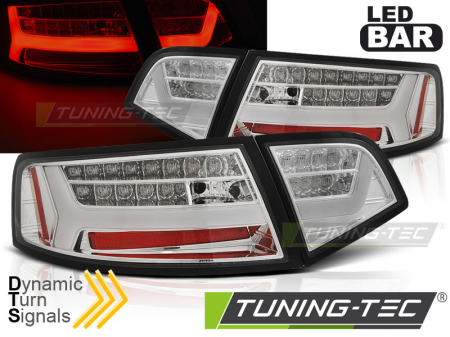 Stopuri - STOPURI AUDI A6 08-11 SEDAN CROM LED BAR SEQ