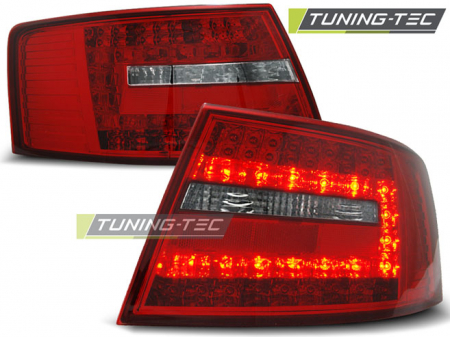 Stopuri - STOPURI AUDI A6 C6 SEDAN 04.04-08 ROSU ALB LED