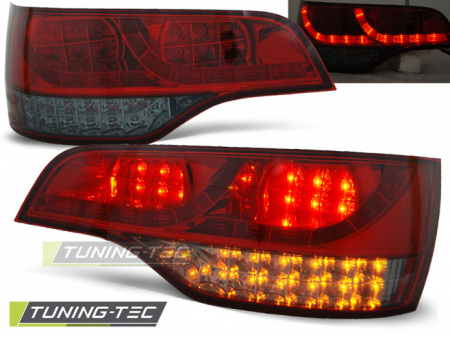 Stopuri - STOPURI AUDI Q7 06-09 ROSU FUMURIU LED