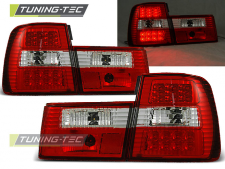 STOPURI BMW E34 02.88-12.95 ROSU ALB LED