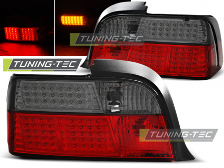 STOPURI BMW E36 12.90-08.99 COUPE  ROSU FUMURIU LED