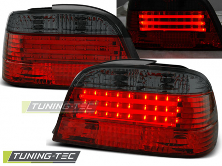 Stopuri - STOPURI BMW E38 06.94-07.01 ROSU FUMURIU LED