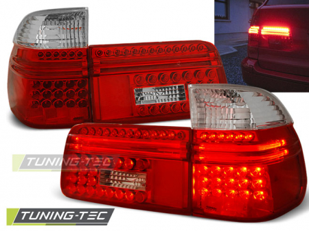 Stopuri - STOPURI BMW E39 97-08.00 TOURING  ROSU ALB LED
