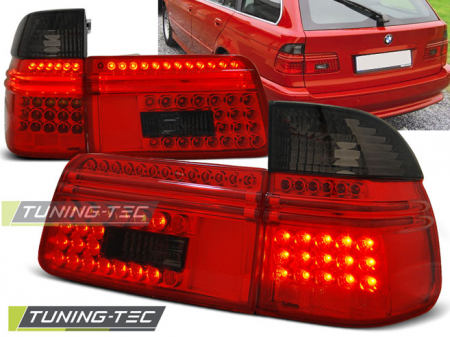 Stopuri - STOPURI BMW E39 97-08.00 TOURING  ROSU FUMURIU LED