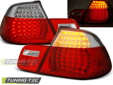 Stopuri - STOPURI BMW E46 04.99-03.03 CABRIO  ROSU ALB LED