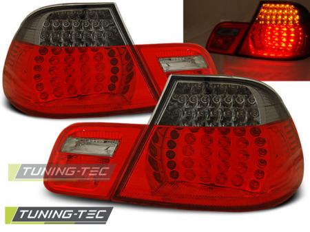 Stopuri - STOPURI BMW E46 04.99-03.03 CABRIO  ROSU FUMURIU LED
