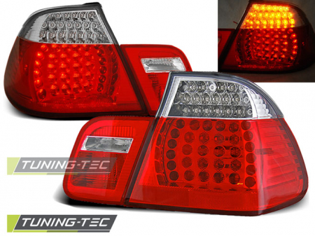 Stopuri - STOPURI BMW E46 05.98-08.01 ROSU ALB LED