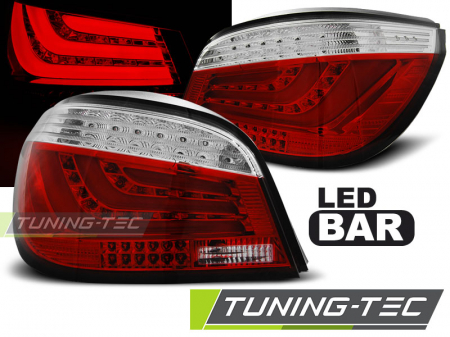 Stopuri - STOPURI BMW E60 03.07-12.09 ROSU ALB LED BAR