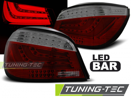 Stopuri - STOPURI BMW E60 03.07-12.09 ROSU FUMURIU LED BAR