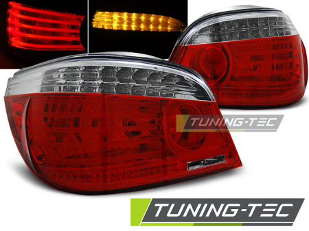 Accesorii auto exterior - STOPURI BMW E60 07.03-07 ROSU ALB LED