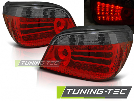 Stopuri - STOPURI BMW E60 07.03-07 ROSU FUMURIU LED