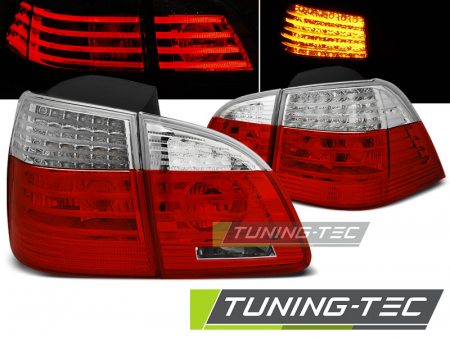 Stopuri - STOPURI BMW E61 04-03.07 TOURING  ROSU ALB LED