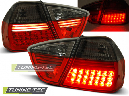 Stopuri - STOPURI BMW E90 03.05-08.08 ROSU FUMURIU LED