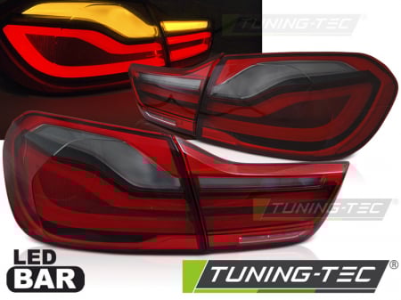 Stopuri - STOPURI BMW F32/ F33/ F36 13-16 Rosu Fumuriu LED BAR