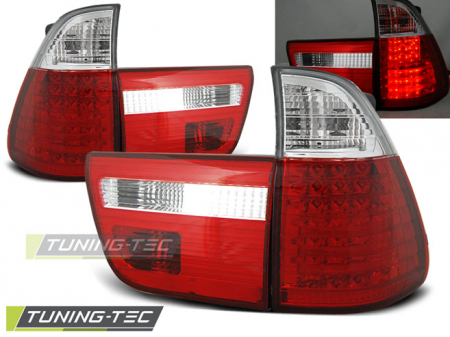 Stopuri - STOPURI BMW X5 E53 09.99-10.03 ROSU ALB LED