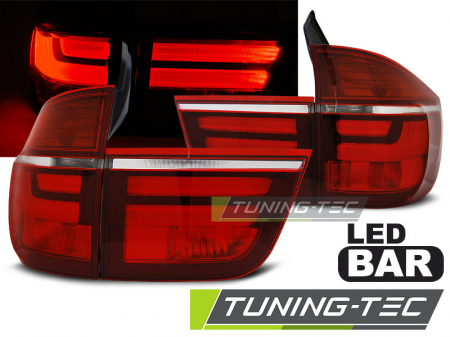 Stopuri - STOPURI BMW X5 E70 03.07-05.10 ROSU ALB LED