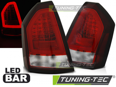 Stopuri - STOPURI CHRYSLER 300C 05-08 ROSU ALB LED BAR