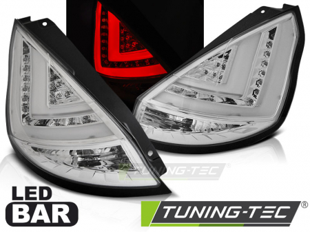 Stopuri - STOPURI FORD FIESTA MK7 08-12 HB CROM LED BAR