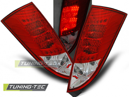 Stopuri - STOPURI FORD FOCUS MK1 10.98-10.04 HATCHBACK  ROSU ALB LED