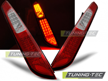 Stopuri - STOPURI FORD FOCUS MK2 09.04-08 HB ROSU ALB LED