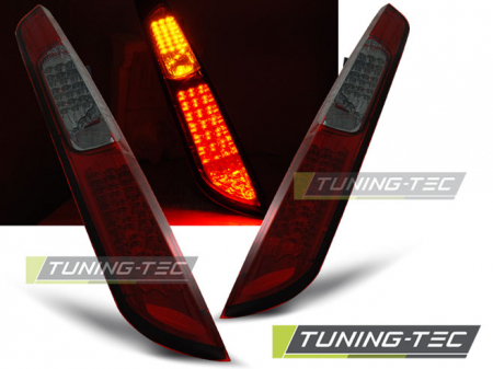 Stopuri - STOPURI FORD FOCUS MK2 09.04-08 HB ROSU FUMURIU LED