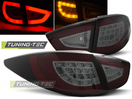 Stopuri - STOPURI HYUNDAI IX35 09-09.13 ROSU FUMURIU LED