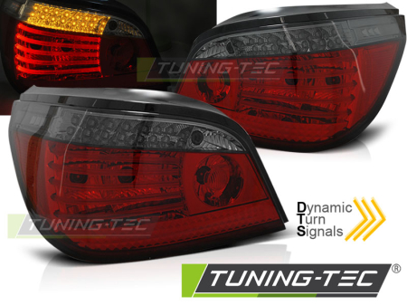 Stopuri - Stopuri LED BMW E60 LCI Red Smoke Dynamic