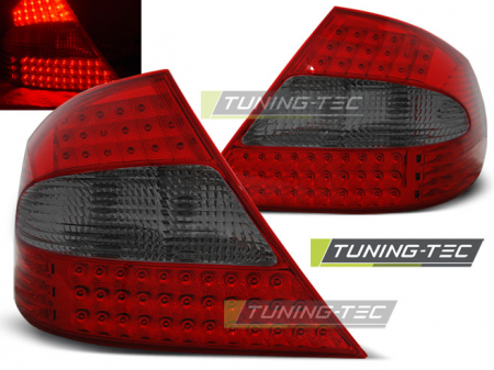 Stopuri - STOPURI MERCEDES CLK W209 03-10 ROSU FUMURIU LED