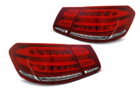 Tuning iluminari - STOPURI MERCEDES W212 E-CLASS INTRE 2009-2013 SEQ ROSU ALB PE LED