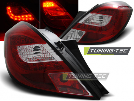 Stopuri - STOPURI OPEL CORSA D 3D 04.06-14 ROSU ALB LED