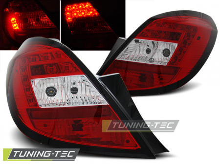 Stopuri - STOPURI OPEL CORSA D 5D 04.06-14 ROSU ALB LED