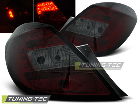 Stopuri - STOPURI OPEL CORSA D 5D 04.06-14 ROSU FUMURIU LED