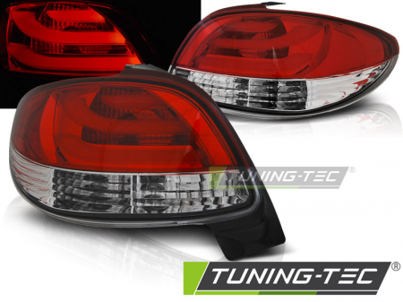 Stopuri - STOPURI PEUGEOT 206 10.98- ROSU ALB LED BAR