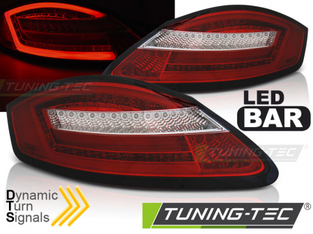 Stopuri - STOPURI PORSCHE BOXSTER 987 / CAYMAN 05-08 ROSU ALB SEQ LED