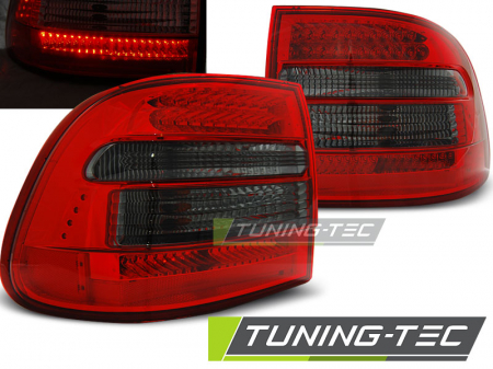 Stopuri - STOPURI PORSCHE CAYENNE 02-06 ROSU FUMURIU LED