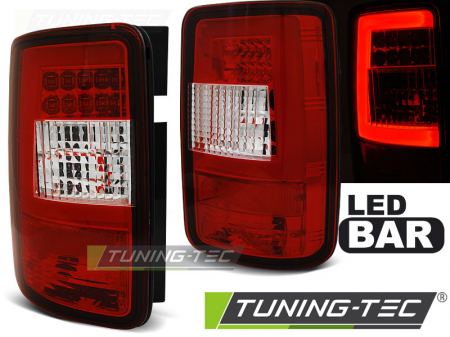 Stopuri - STOPURI VW CADDY 03-03.14 ROSU ALB LED BAR