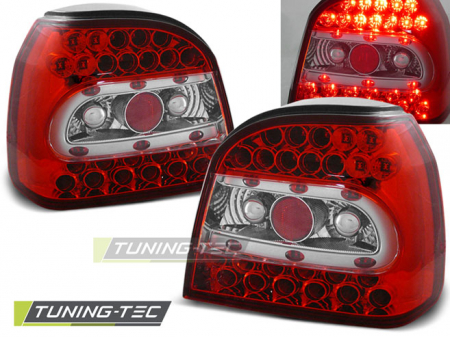 Stopuri - STOPURI VW GOLF 3 09.91-08.97 ROSU ALB LED