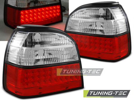 Stopuri - STOPURI VW GOLF 3 09.91-08.97 ROSU ALB LED