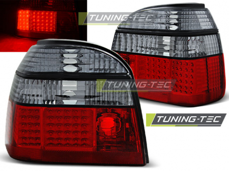 Stopuri - STOPURI VW GOLF 3 09.91-08.97 ROSU FUMURIU LED