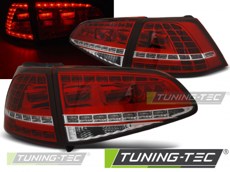 Stopuri - STOPURI VW GOLF 7 13- ROSU ALB LED GTI LOOK