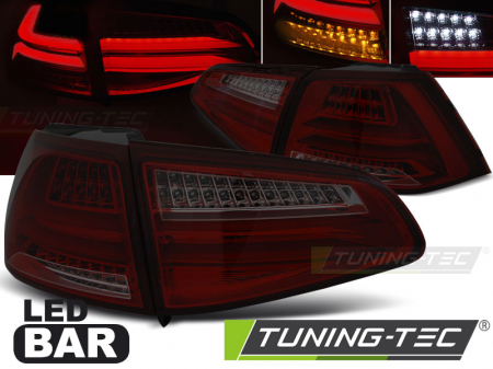 Stopuri - STOPURI VW GOLF 7 13- ROSU FUMURIU LED BAR