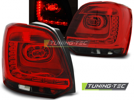 Stopuri - STOPURI VW POLO 09-13 ROSU FUMURIU LED