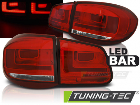 Stopuri - STOPURI VW TIGUAN 07-07.11  ROSU ALB LED BAR