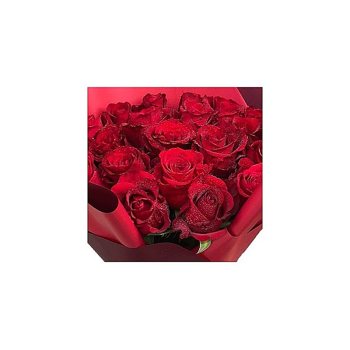 Buchet 25 Trandafiri Roșii – Flori proaspete și elegante Fleurange.ro [2]