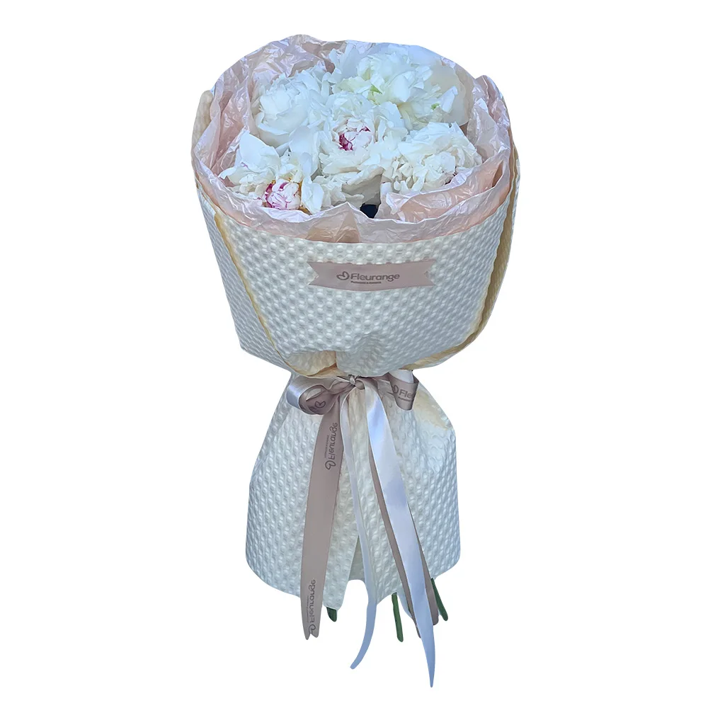Buchete Bujori - Buchet cu 5 Bujori – bujori albi, roșii sau roz, Fleurange Baia Mare