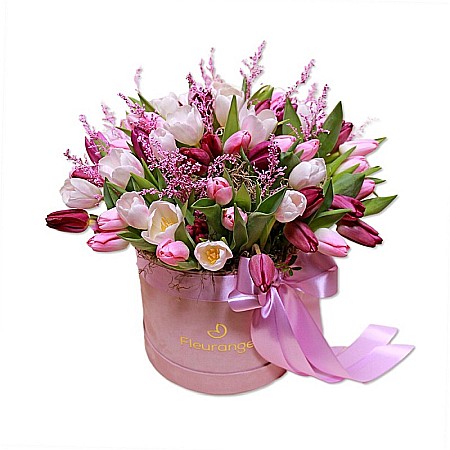 Aranjamente Florale - Aranjament cu 50 Lalele