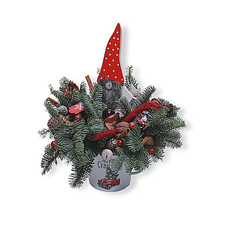 Aranjamente Craciun - Aranjament cu brad natural