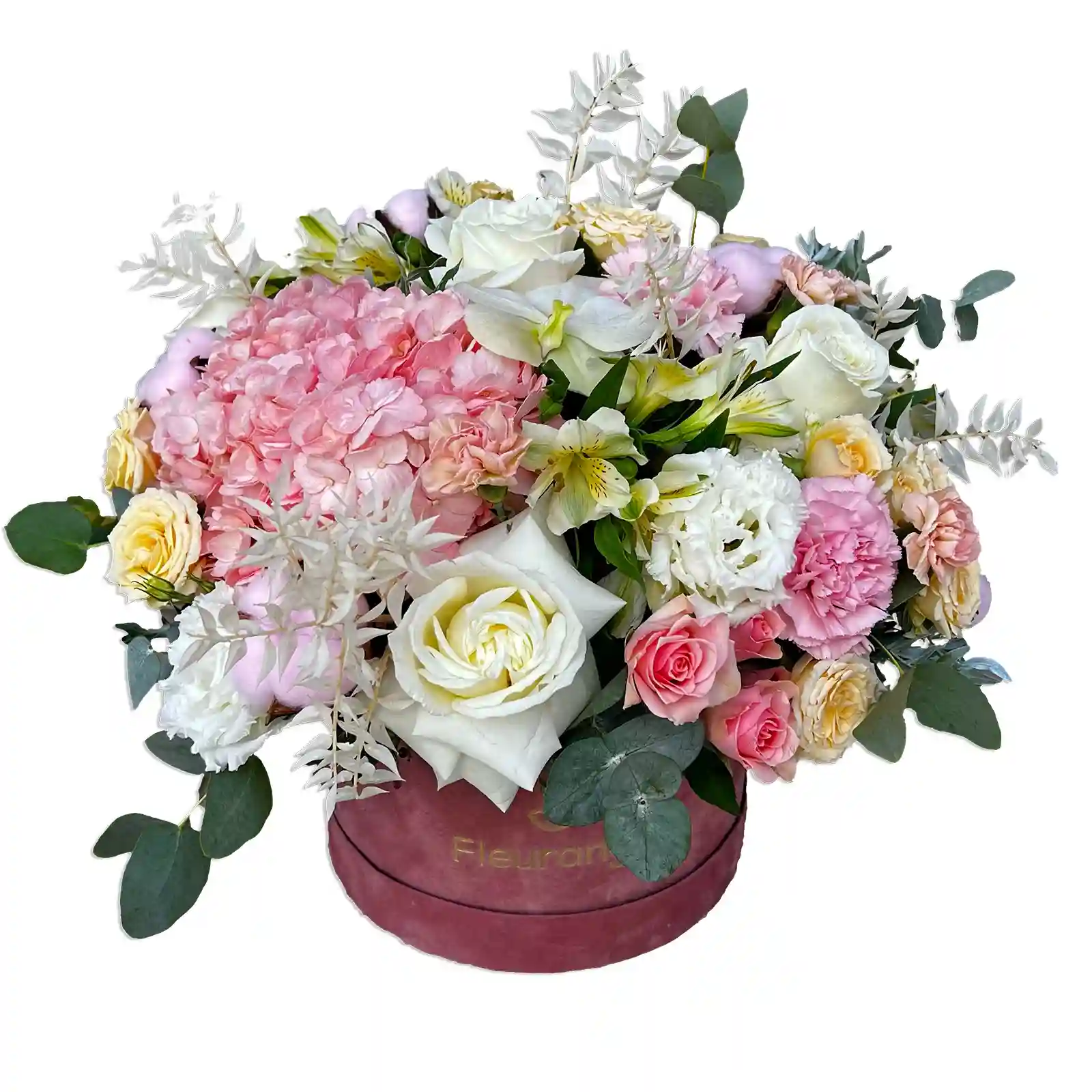 Aranjament Floral Magical – Hortensii, Trandafiri si Orhidee Vanda, Fleurange Baia Mare